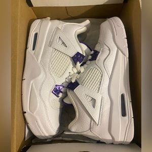 Air Jordan 4 Retro (GS) Purple Metallic